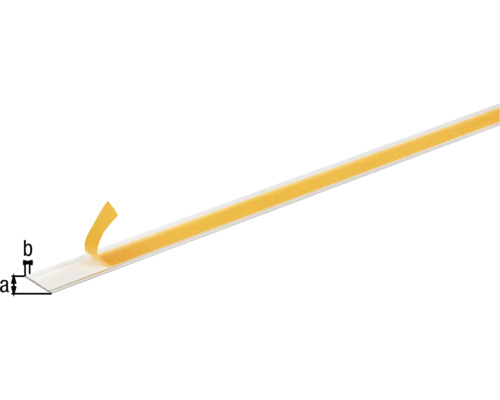 Plinthe en plastique avec bande adhésive