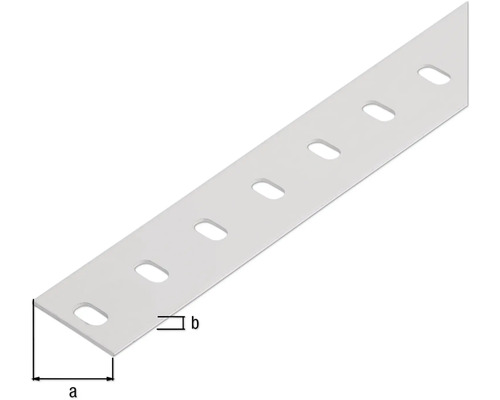 Lochband aus Metall mit rechteckigen Löchern
