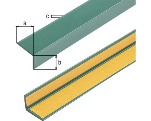 Kunststoff Winkelschiene mit Klebestreifen