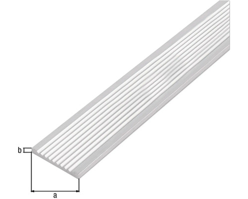 Profil d''arête d''escalier avec surface rainurée