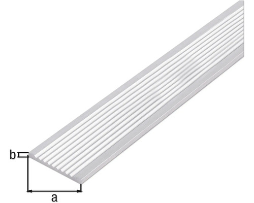 Profil de bordure d''escalier en aluminium avec dimensions