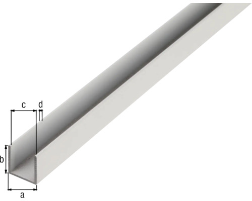 U-Profil zur Konstruktion und Befestigung