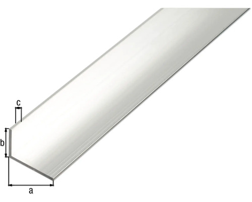 Profilé d''angle en aluminium avec dimensions
