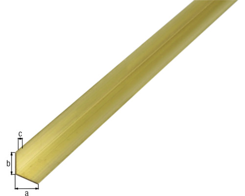 Winkelprofil aus Messing