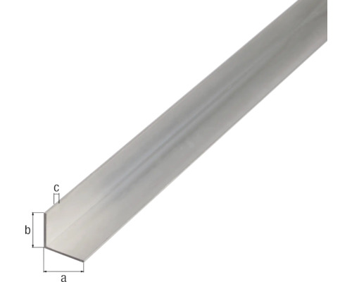 Profilé cornière en aluminium avec dimensions