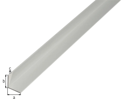 Profilé d''angle en plastique avec indications de mesure