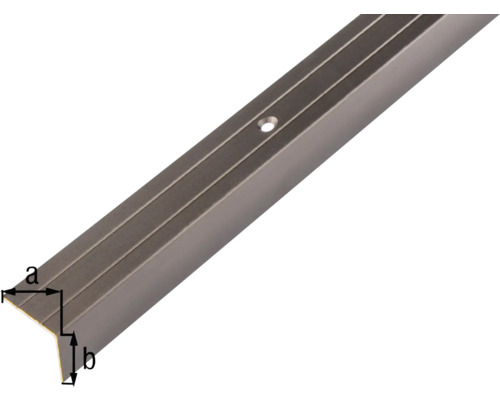 Profilé d''angle avec trou de fixation