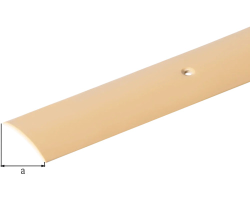 Bodenprofil aus Kunststoff mit Bohrlöchern