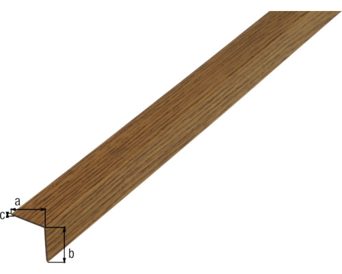 Profilé d''angle avec structure bois