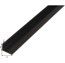 Winkelprofil PVC schwarz 20x10x1,5 mm, 2 m-thumb-1