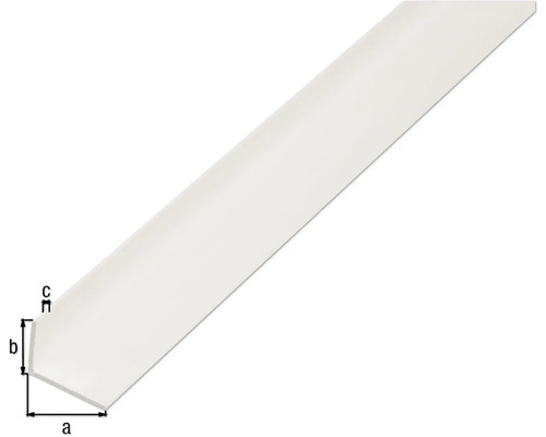 Profilé d''angle en plastique pour utilisation dans la construction