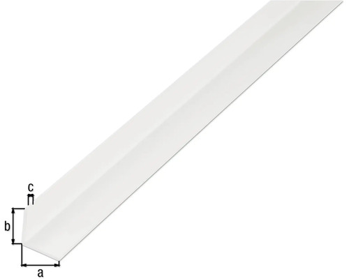 Cornière en plastique avec dimensions