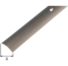 Barre de seuil alu bronze anodisé 30x1,6 mm, 2 m-thumb-1