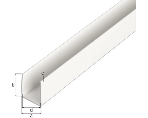 Goulotte de protection de câbles en plastique avec dimensions