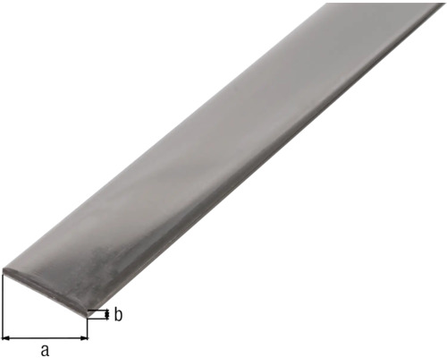 Acier plat avec les dimensions a et b