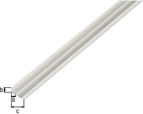 Profilé d''angle en plastique avec dimensions