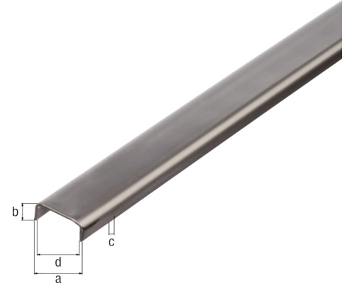 Baguette profilée en métal