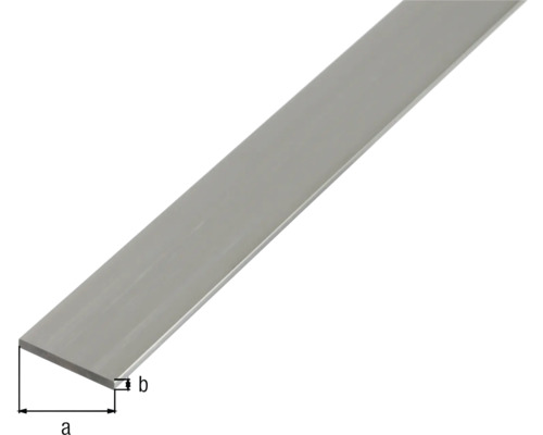 Acier plat avec indications de dimensions