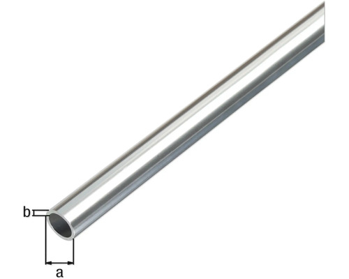 Tube métallique avec indication des diamètres
