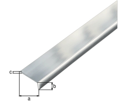 Aluminium Kantenschutzprofil mit Maßangaben
