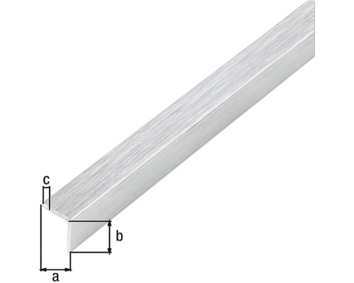 Profilé d''angle en aluminium avec dimensions