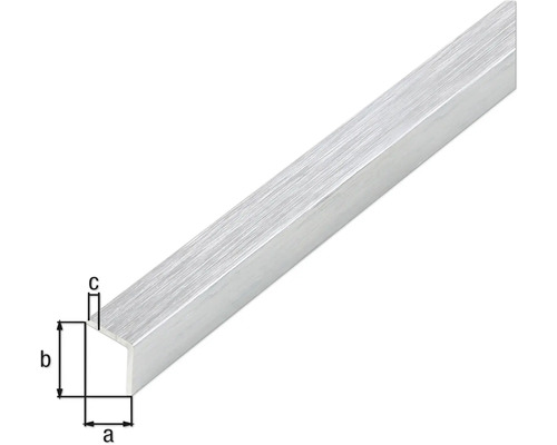 Aluminium U-Profil mit Maßangaben