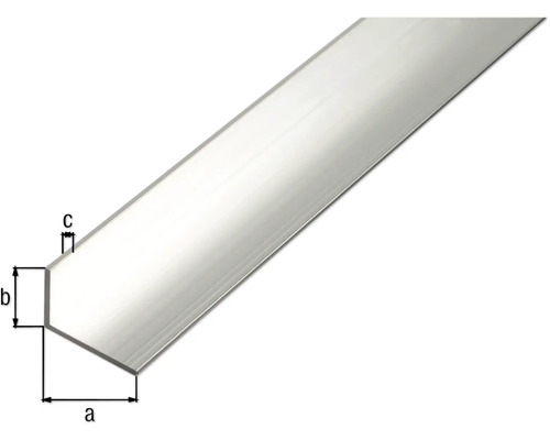 Profilé d''angle en aluminium avec dimensions