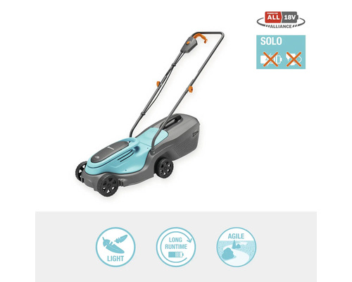 Akku-Rasenmäher ohne Akku und Ladegerät