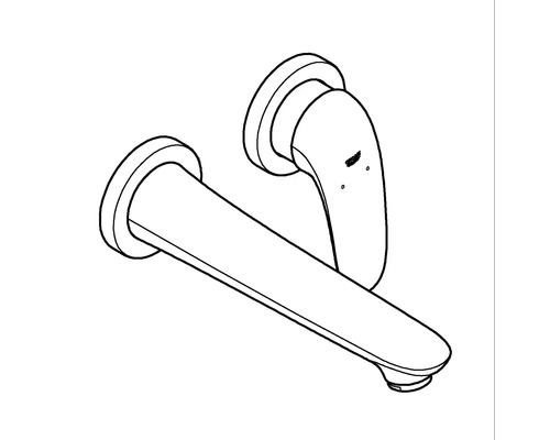 Wandarmatur für das Badezimmer