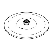 Pommeau de douche GROHE Rainshower Mono 310 EcoJoy 26562LS0 Ø 31 cm moon white-thumb-3