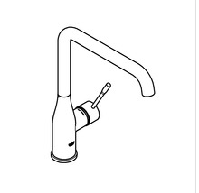Robinet de cuisine avec mitigeur monocommande