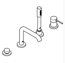 Mitigeur de baignoire GROHE Essence New 19578DL1 warm sunset brossé-thumb-4 Mitigeur de baignoire GROHE Essence New 19578DL1 warm sunset brossé-thumb-4