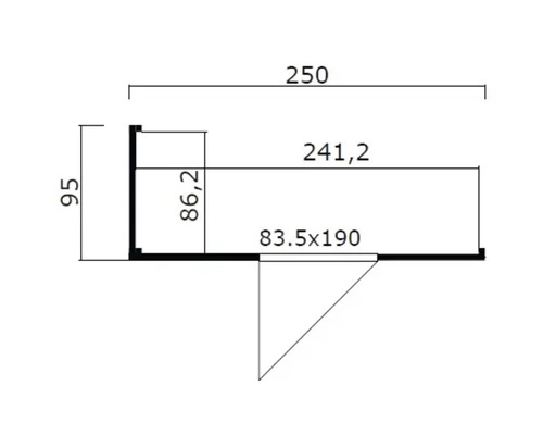 Dessin technique avec dimensions
