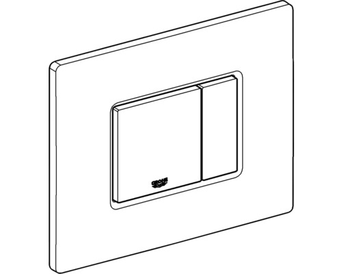 Plaque de commande WC Grohe