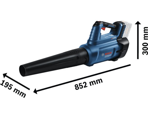 Souffleur à Feuilles Sans Fil Bosch 18V - Moteur Sans Balais, 6 Vitesses (jusqu'à 35 M/s) - Pour Jardin, Terrasse, Garage - Sans Batterie - 4