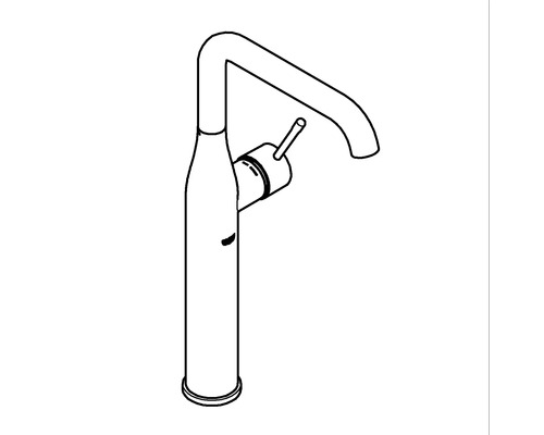 Dessin d''un robinet pour lavabo