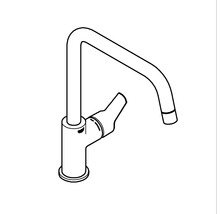 Mitigeur de cuisine Grohe Quickfix Start 2021 noir mat 304702430