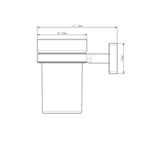 Becherhalter Lenz Sky Nickel-matt