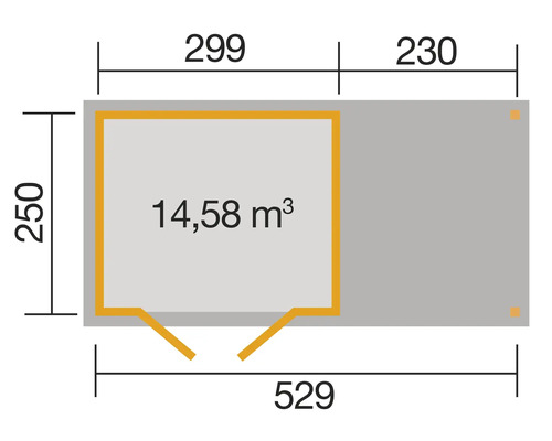 Plan d''un abri de jardin avec dimensions