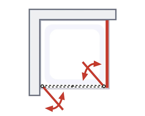 Illustration einer flexiblen Montage von Rollläden