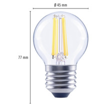 Ampoule sphérique LED à intensité lumineuse variable FLAIR G45 E27/5,5W(60W) 806 lm 2700 K blanc chaud clair-thumb-4