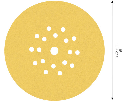 Schleifscheibe, Durchmesser 225 mm