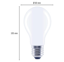 Ampoule LED à intensité lumineuse variable FLAIR A60 E27/4W(40W) 470 lm 2700 K blanc chaud mat-thumb-4