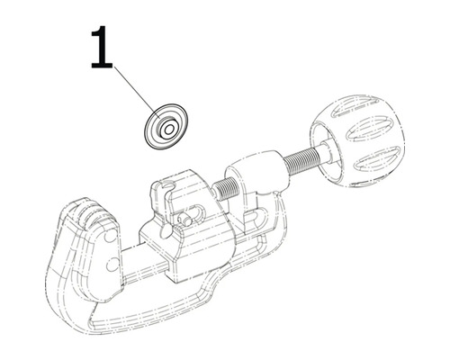 Molette de coupe de rechange pour coupe-tube