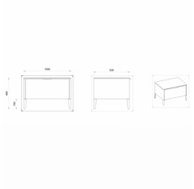Schéma d''une table avec dimensions