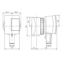Pompe de circulation à eau sanitaire Wilo Star-Z NOVA 84 mm 1/2 pouce 4132750 (DACH)-thumb-1