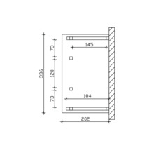 Auvent SKAN HOLZ Paderborn 7 gris 336x202 cm