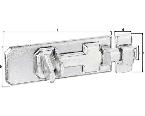 Metall Überfalle mit Maßangaben