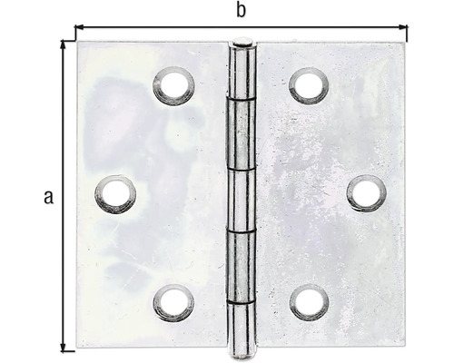 Türband mit Größenangabe a und b