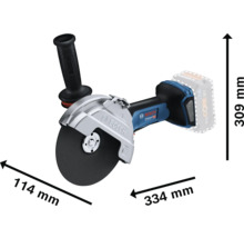 Akku-Winkelschleifer Bosch Professional GWS 18V-180 P, ohne Akku und Ladgerät